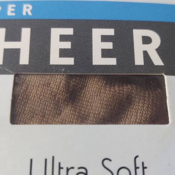 Just My Size JMS Body Shaper Silky Sheer 91310 Suntan Sheer Toe Control Top 3X - Picture 5 of 7